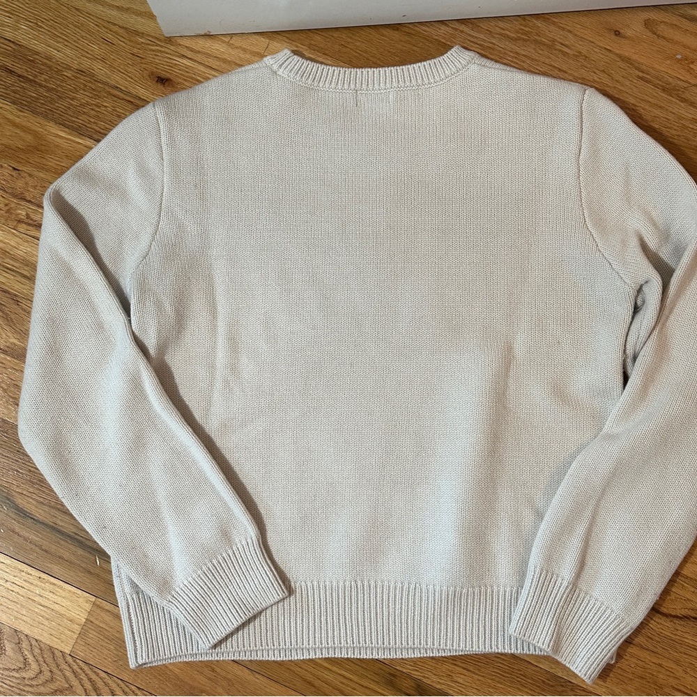 Straight to Hell Women's sweet revenge Cream Panther Sweater - Picture 4 of 8